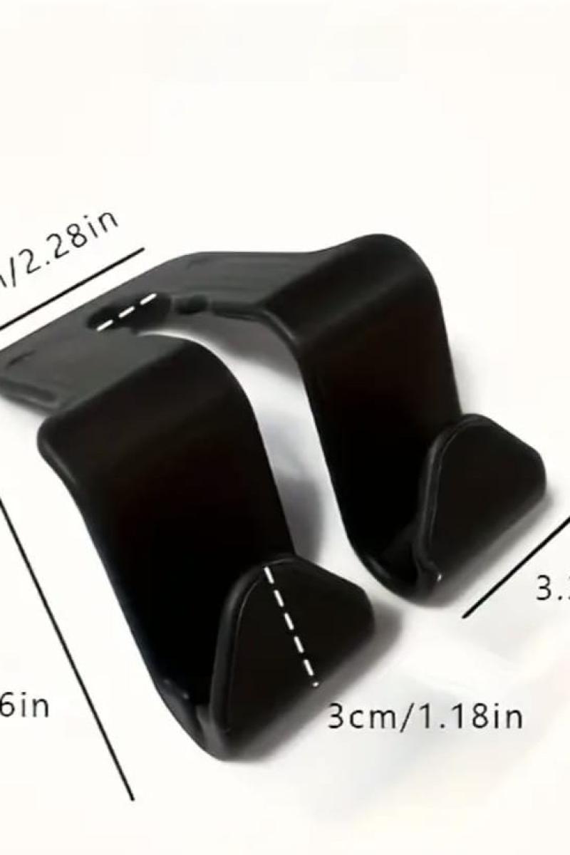 LONG WAY 2 ADET ARABA KOLTUK ARKASI KANCA ÇOK FONKSİYONLU TELEFON TUTUCU ARAÇ ÇANTA ASKISI